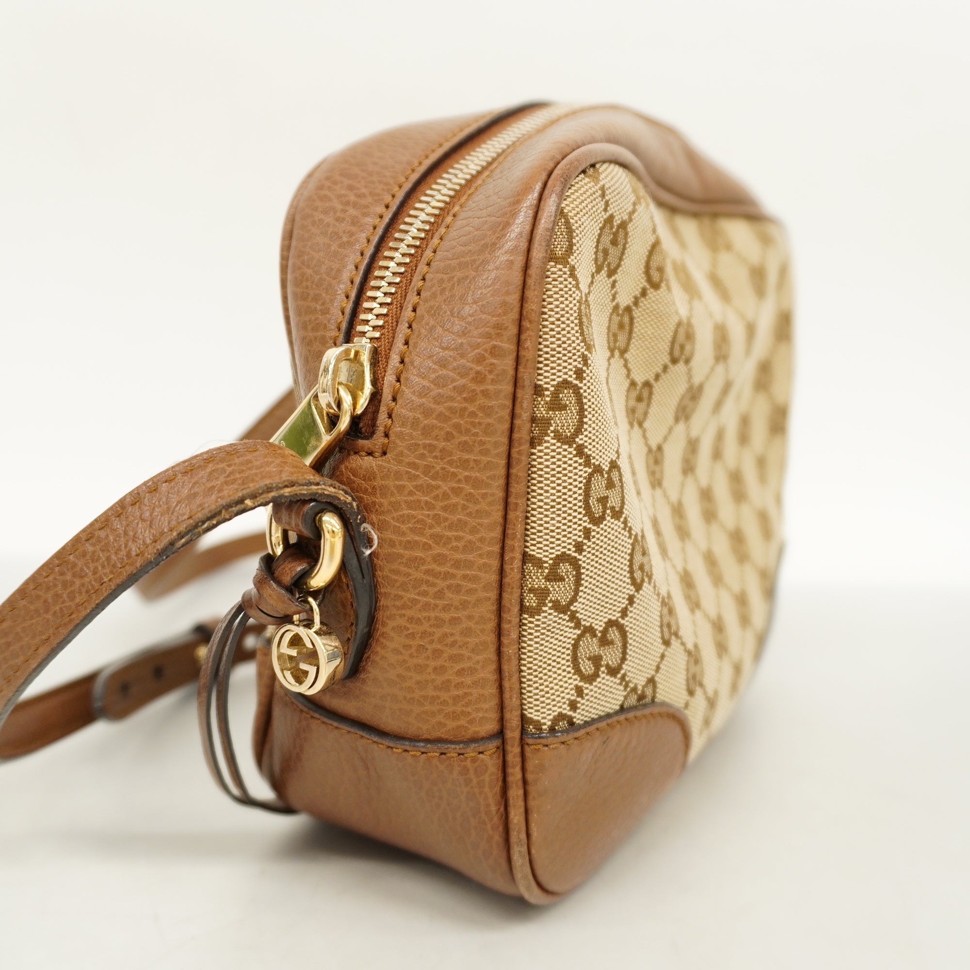 GCCI  GG Canvas 2way Bag 323660 Women's Shoulder Bag Beige,Brown