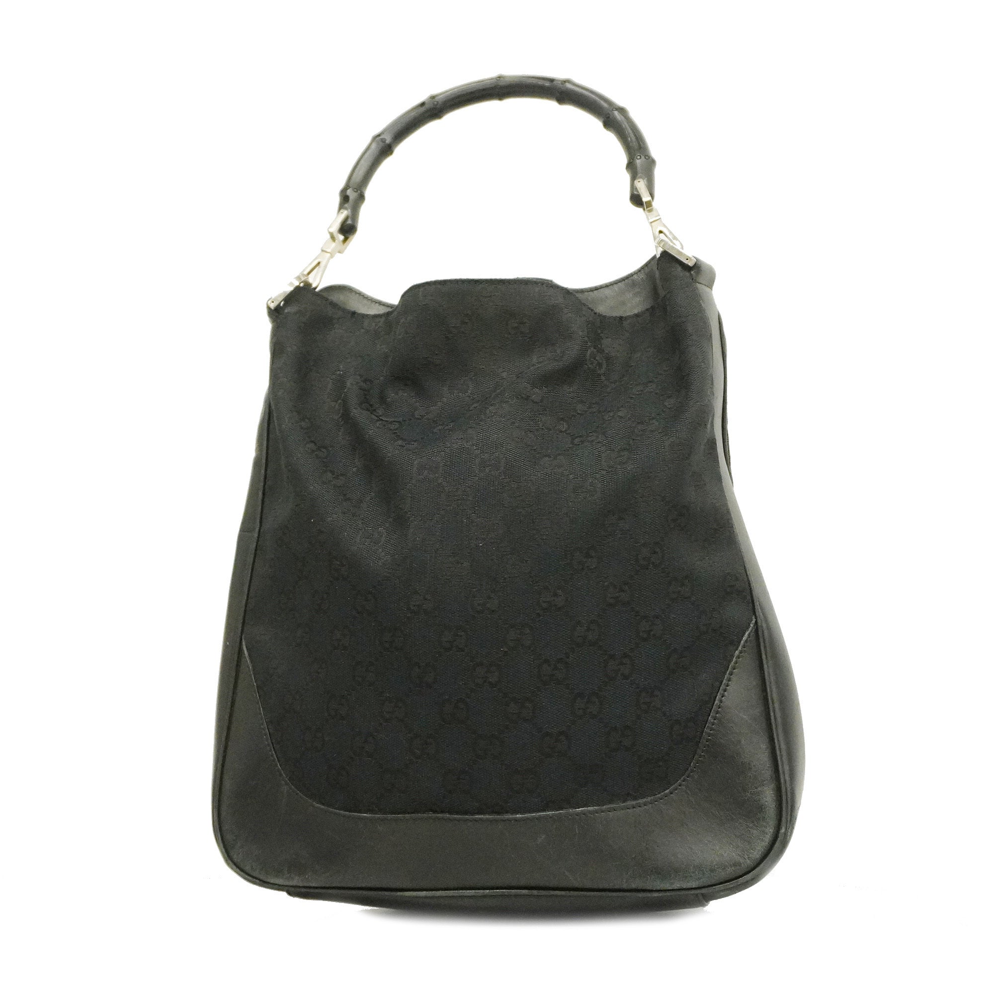 GCCI  2WAY Bag 001 4058 Women's GG Canvas Handbag Black