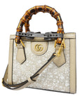 GCCI  2way Bag Diana 702732 Leather,Canvas Handbag,Shoulder Bag Grayish