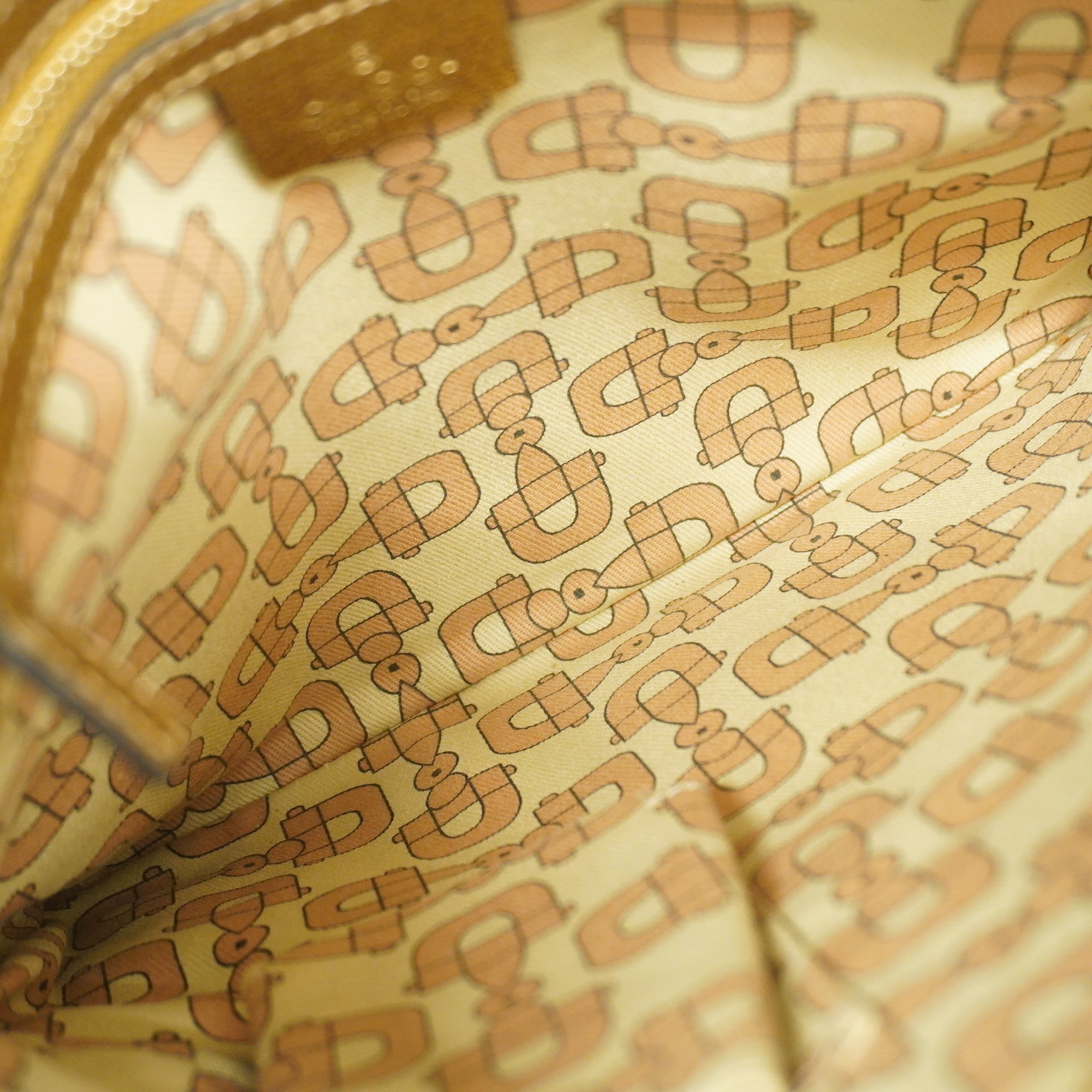 GCCI  GG Canvas Shoulder Bag 144388 Women's Leather Beige,Gold