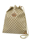 GCCI  Old  97 19 302 Leather,GG Supreme Shoulder Bag Beige