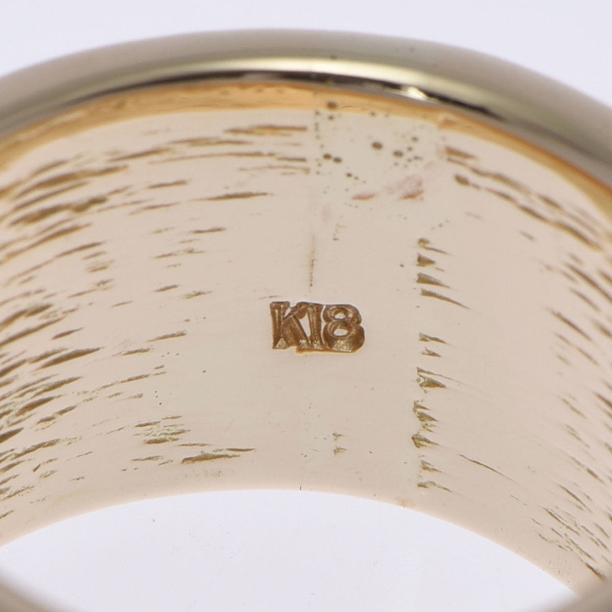 CHRISTIAN D1OR cannage scarf ring No. 11 ladies K18 yellow gold