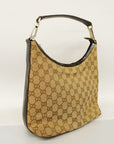 GCCI  GG Canvas Handbag 000 0602 Women's Handbag Beige,Brown