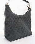 GCCI  000 0602 Women's GG Canvas Hand Bag Black