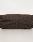 GCCI  257265 Women's Nylon Shoulder Bag Brown