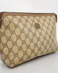 GCCI  156 01 045 Women's GG Supreme Clutch Bag Beige