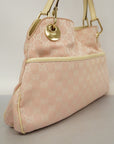 GCCI  GG Canvas Handbag 121023 Women's Handbag Ivory,Pink