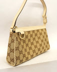 GCCI  GG Canvas Pouch 145750 Women's Pouch Beige,Ivory