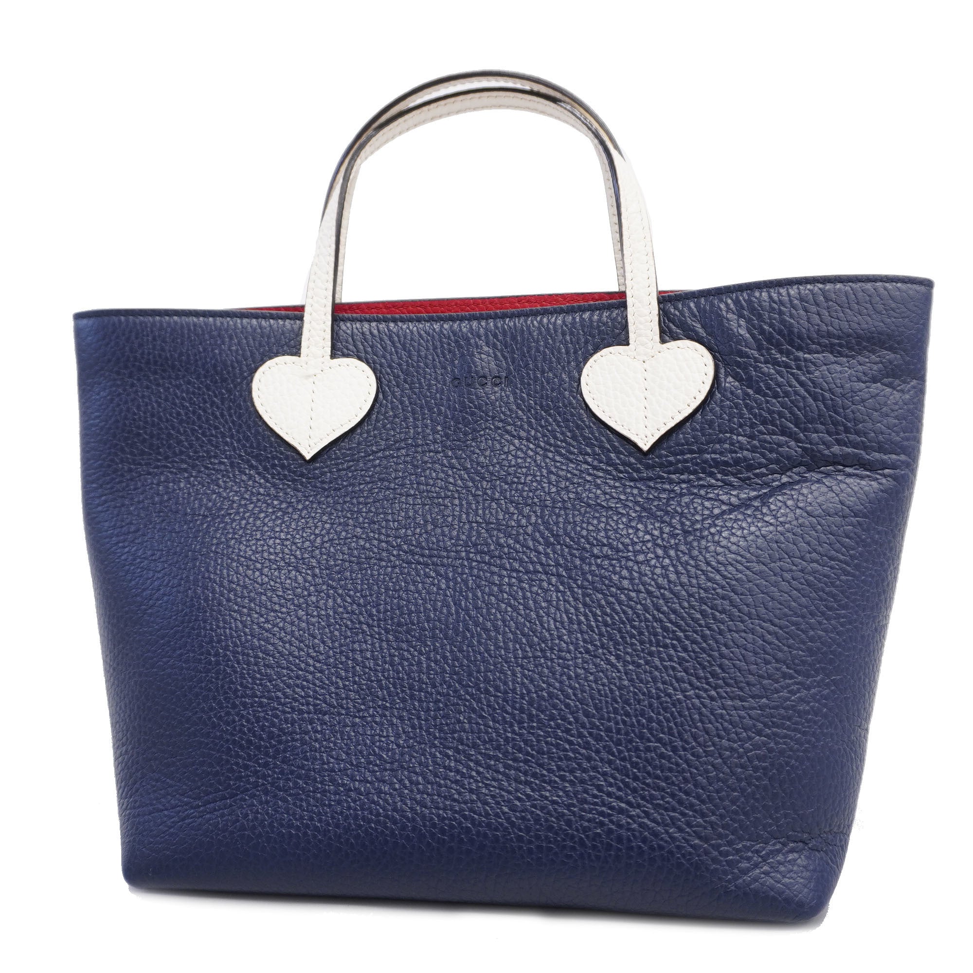 GCCI  Children 457195 Leather Handbag Navy,White