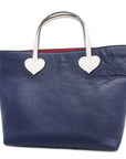 GCCI  Children 457195 Leather Handbag Navy,White