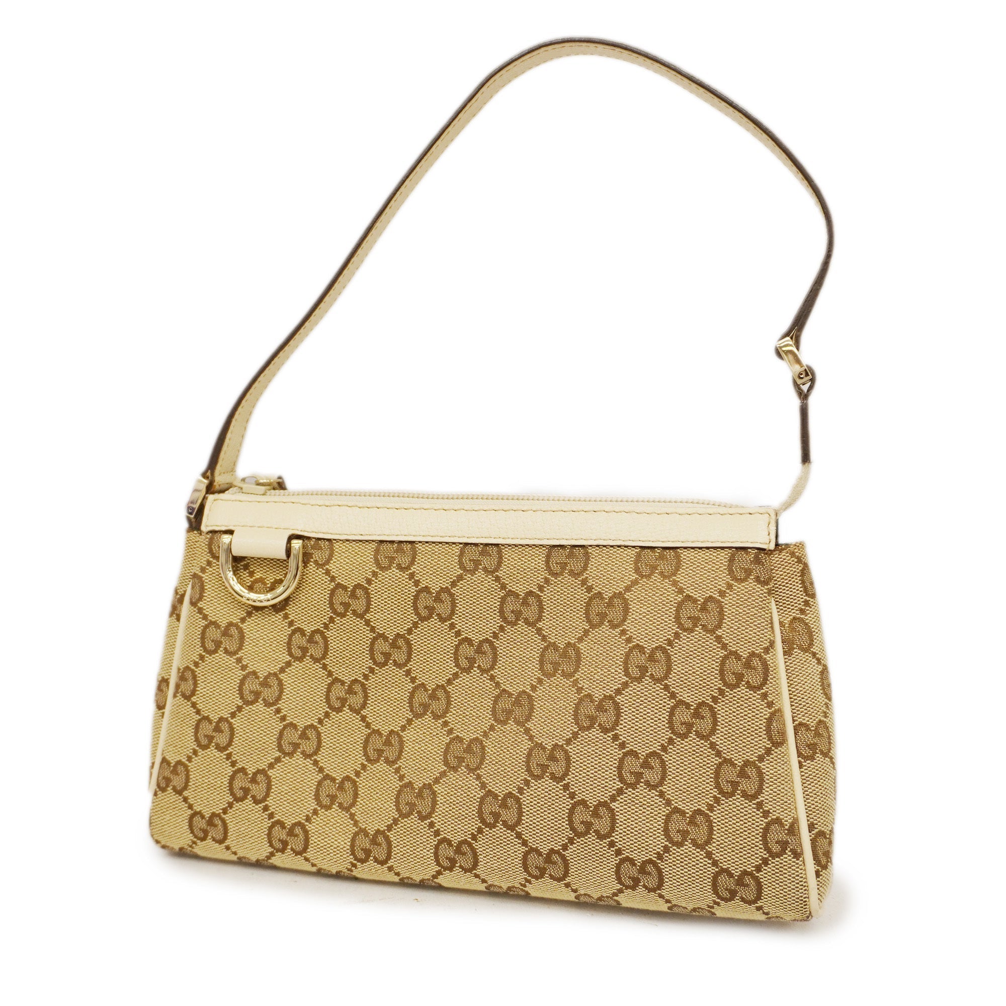 GCCI  GG Canvas Pouch 145750 Women's Pouch Beige,Ivory
