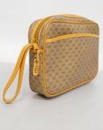 GCCI  Micro GG Clutch Bag 014 14 0028 Women's PVC,Leather Clutch Bag Beige
