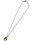 Christian D1OR CD Metal Gold Silver Necklace