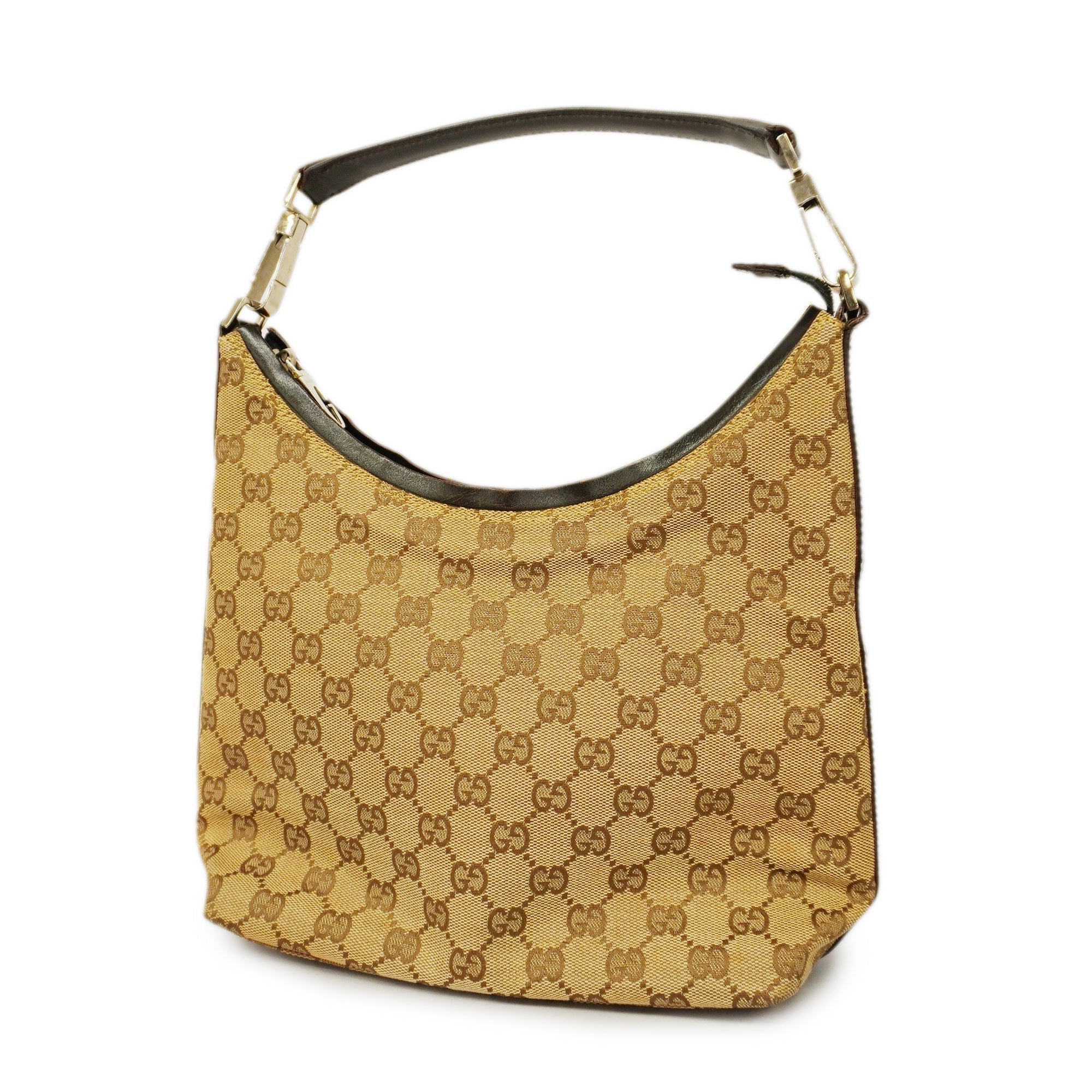 GCCI  GG Canvas Handbag 000 0602 Women's Handbag Beige,Brown