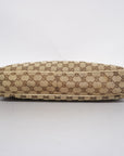 GCCI  GG Canvas Handbag 121023 Women's Handbag Beige,Ivory