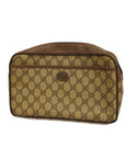 GCCI  Clutch Bag 89.01.044 Women's GG Supreme Clutch Bag Beige,Brown