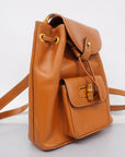 GCCI  Bamboo Rucksack 003 1705 0030 Women's Leather Backpack Brown