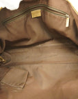 GCCI  Princey 163805 Women's Nylon,Leather Tote Bag Brown