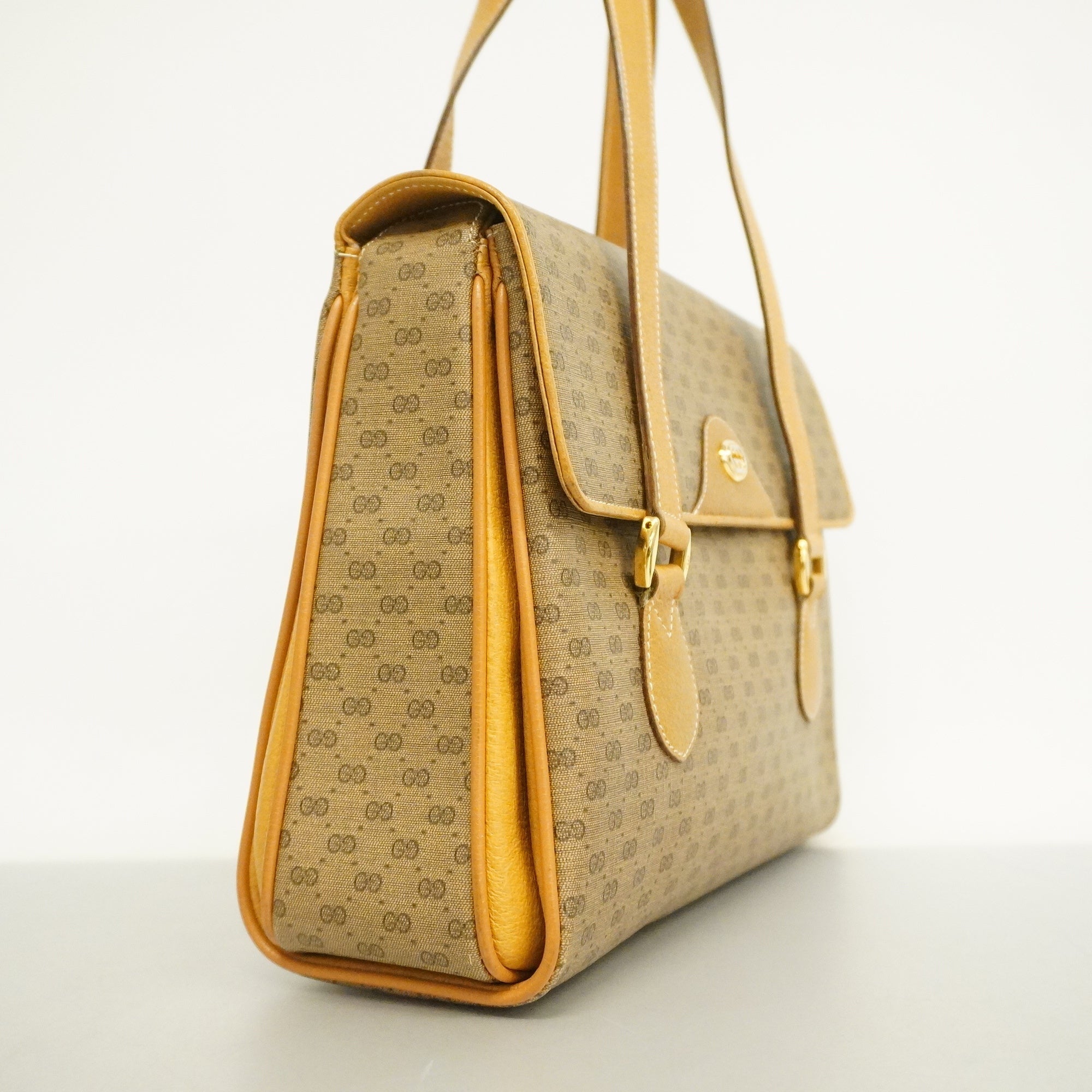 GCCI  Handbag Micro GG 116 02 080 Women's Leather Handbag Beige