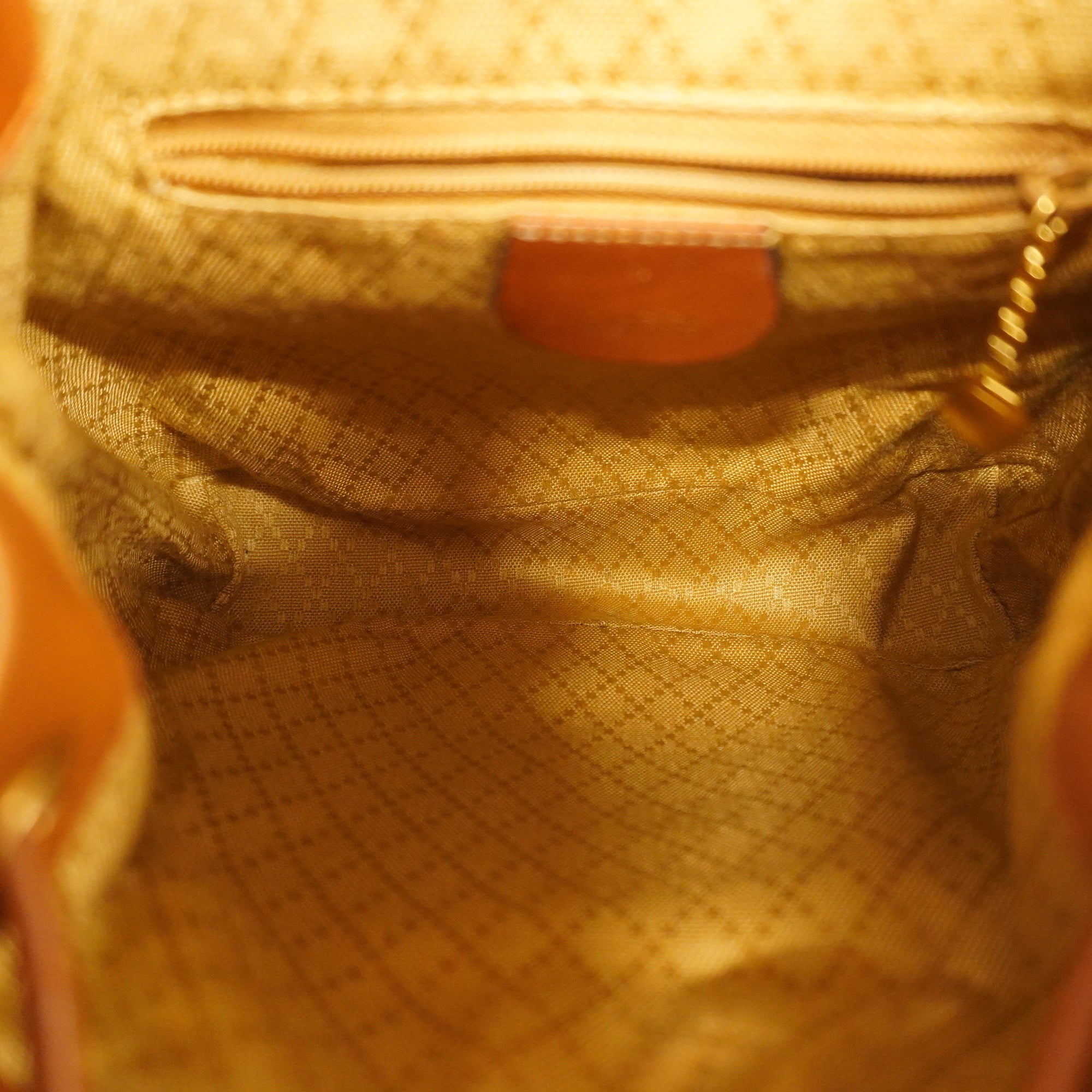 GCCI  Bamboo Rucksack 003 1705 0030 Women's Leather Backpack Brown