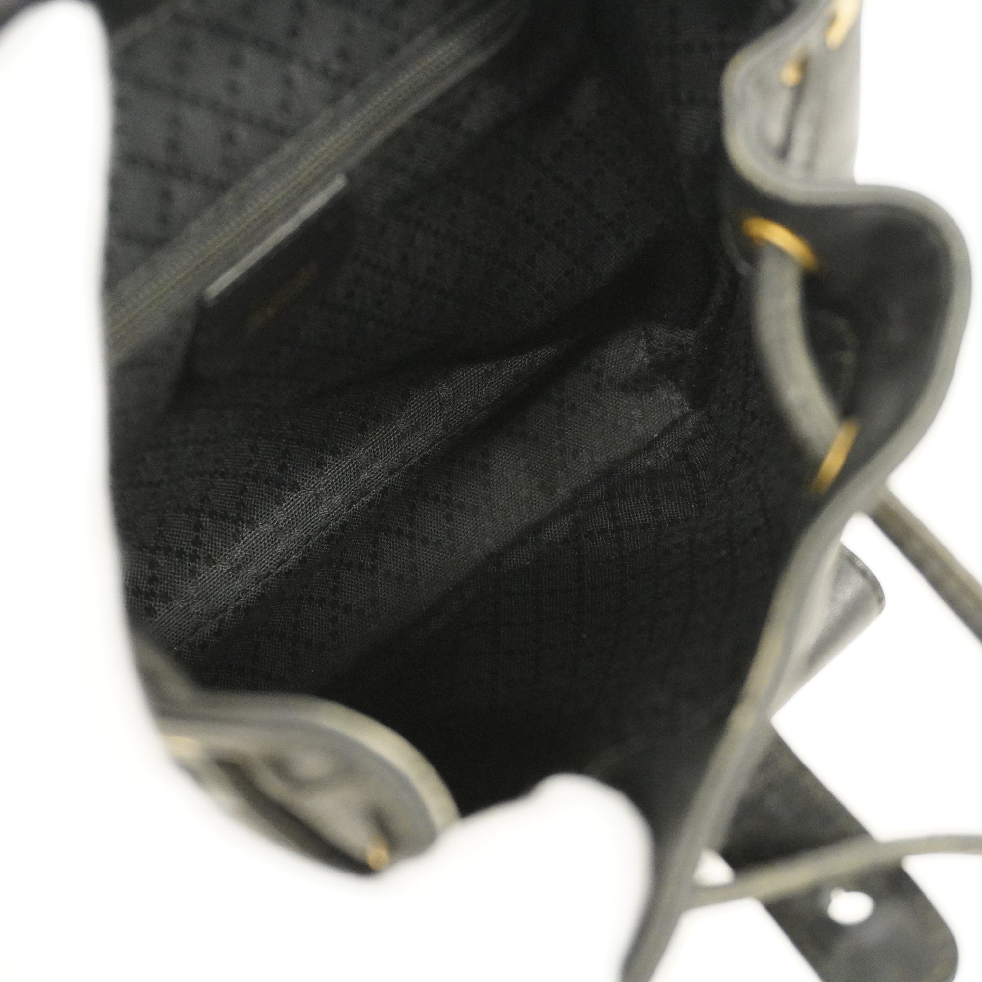 GCCI  Bamboo Rucksack 003 1705 0030 Women's Leather Backpack Black