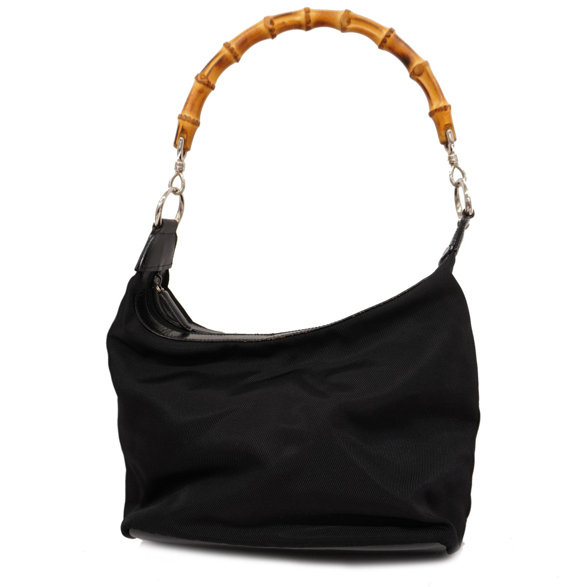 GCCI  Bamboo Handbag 000 0531 Women's Nylon Black