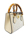 GCCI  2way Bag Diana 702732 Leather,Canvas Handbag,Shoulder Bag Grayish