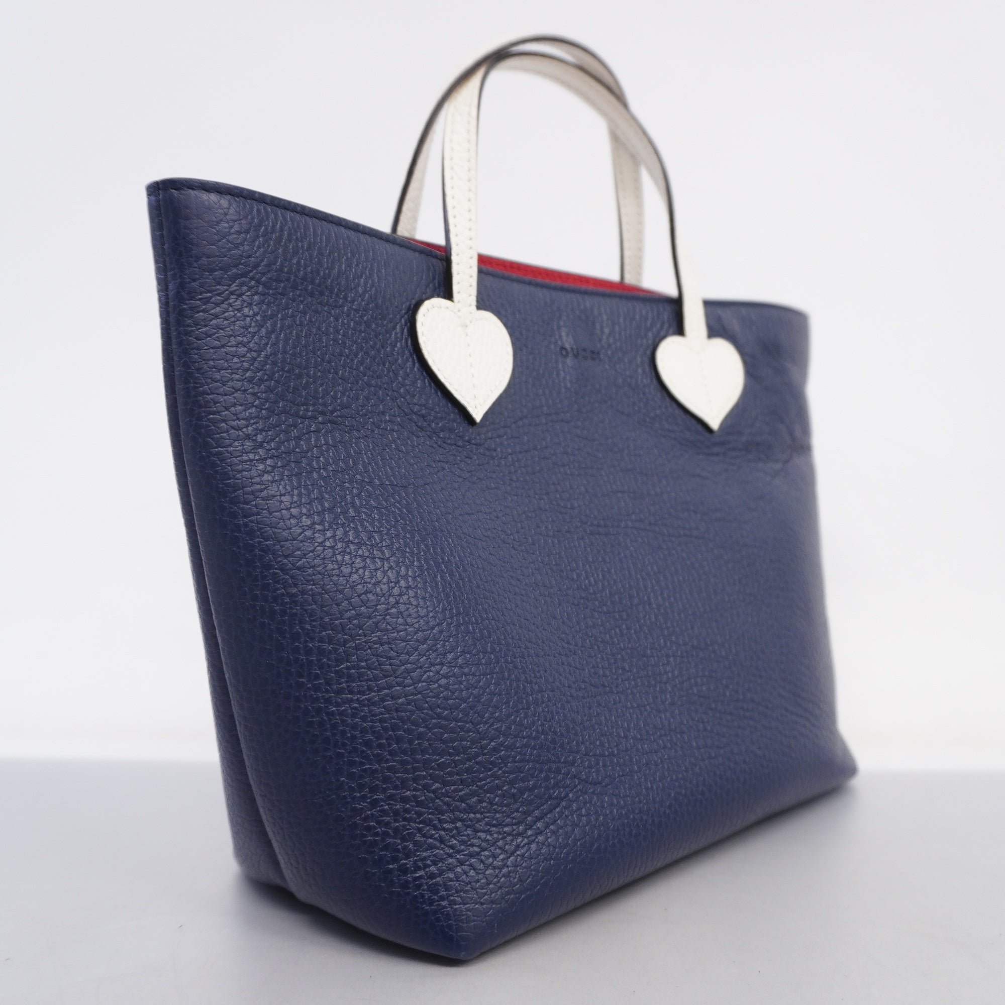 GCCI  Children 457195 Leather Handbag Navy,White