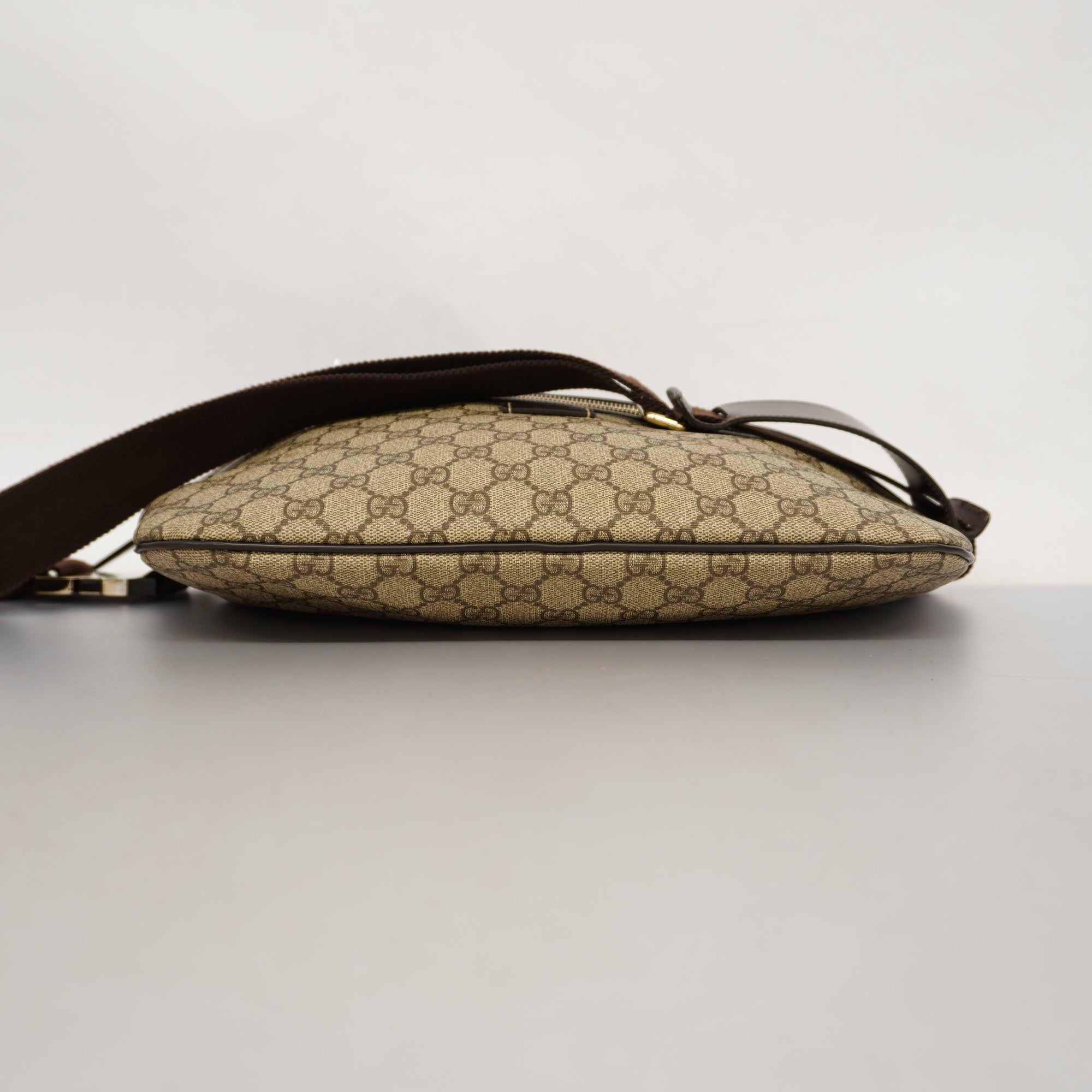 GCCI  Body Bag 211110 Men's GG Supreme Sling Bag Beige,Brown