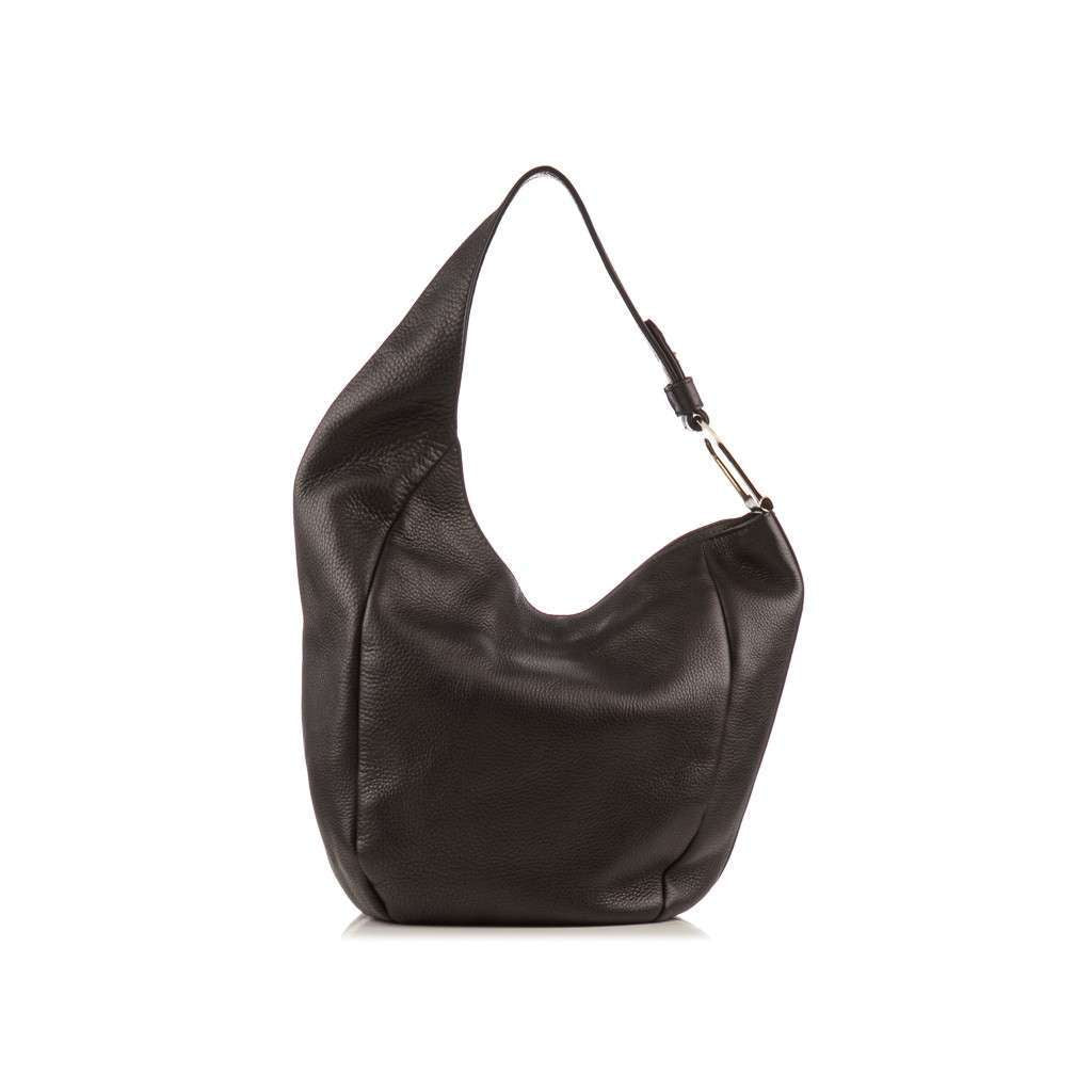 GCCI  Black Leather Hobo Bag