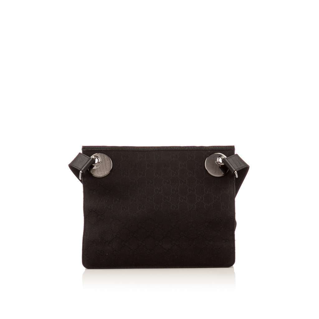 GCCI  Black GG Monogram Canvas Crossbody