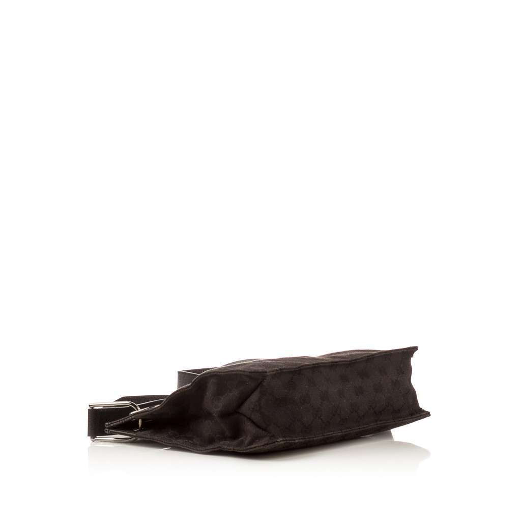 GCCI  Black GG Monogram Canvas Crossbody