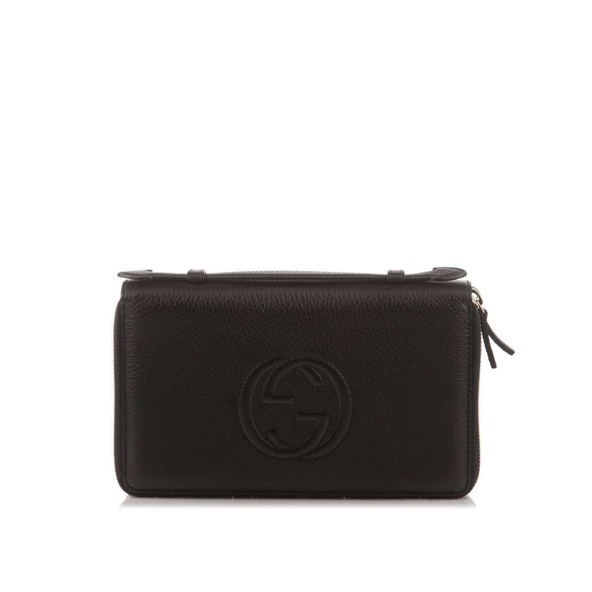 GCCI  Black Cellarius Soho Travel Document Case