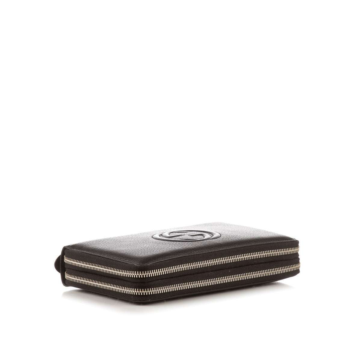 GCCI  Black Cellarius Soho Travel Document Case