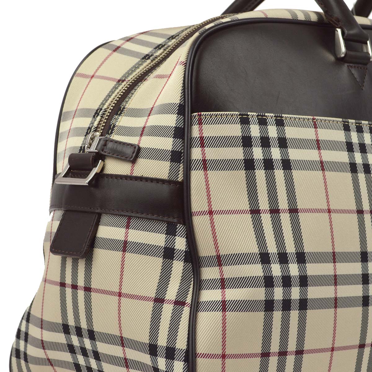 BBERRY Beige  Check 2way Duffle Shoulder HandBag 181831