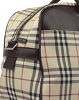 BBERRY Beige  Check 2way Duffle Shoulder HandBag 181831