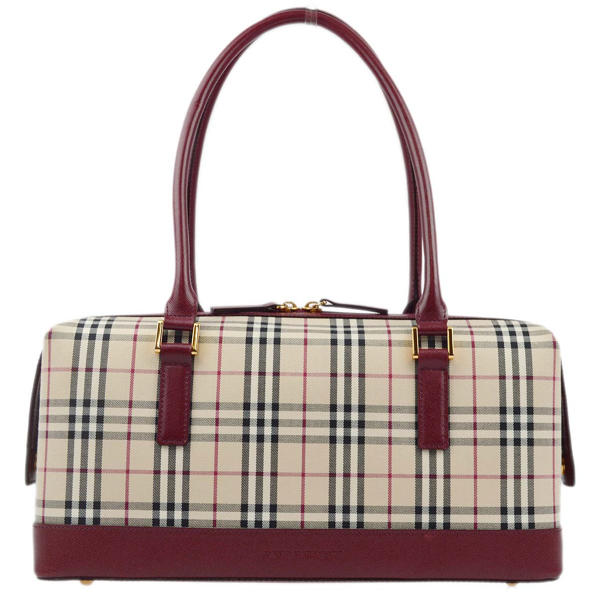 BBERRY Beige Nova Check HandBag 172490