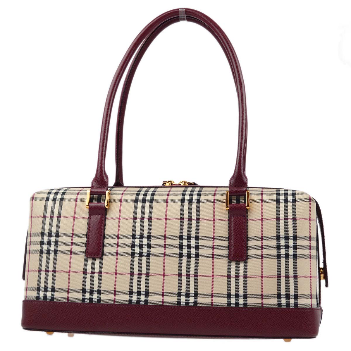 BBERRY Beige Nova Check HandBag 172490