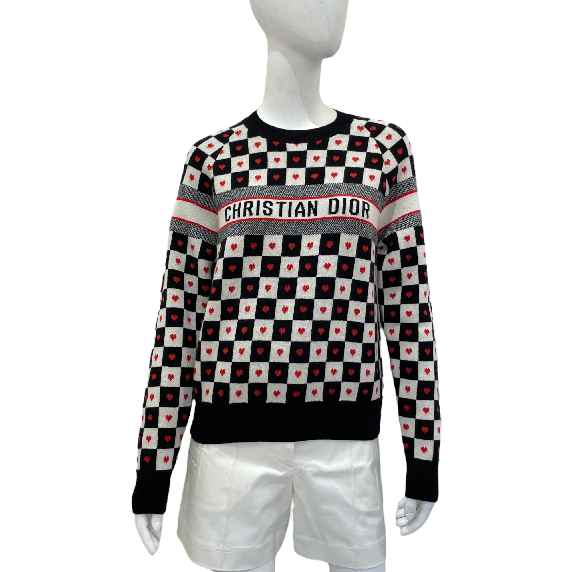 2021 D1ORamour 34 Multi-colour Sweater in Cashmere, Wool, Polyamide, Elastane