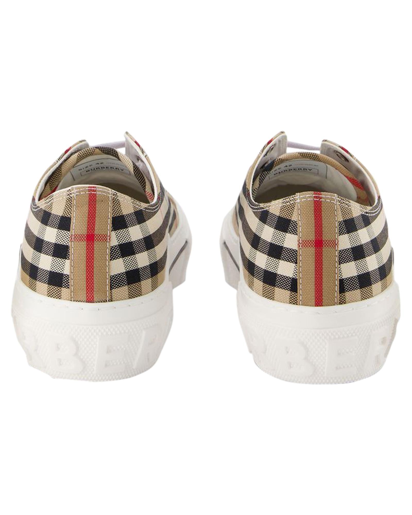 BBERRY Arthur Check Platform Sneakers Women Brown | Beige