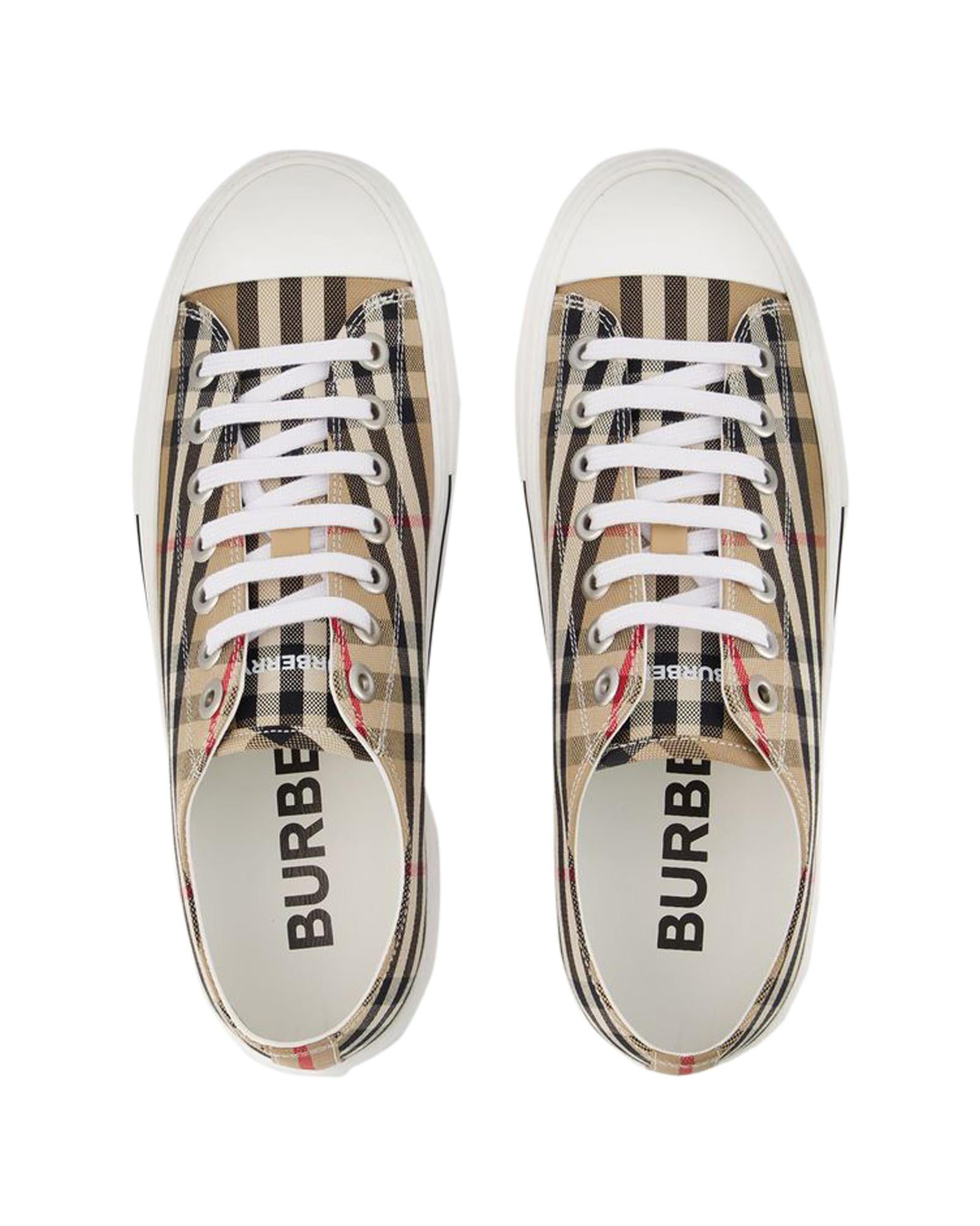 BBERRY Arthur Check Platform Sneakers Women Brown | Beige
