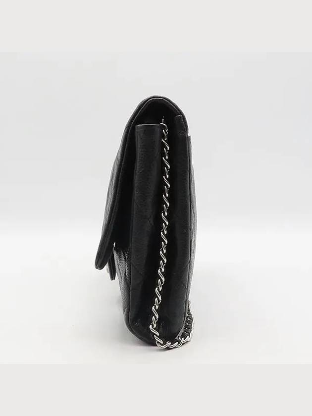 A65051 Black Caviar TIMELESS Classic Chain Flap Clutch and Shoulder Bag CH