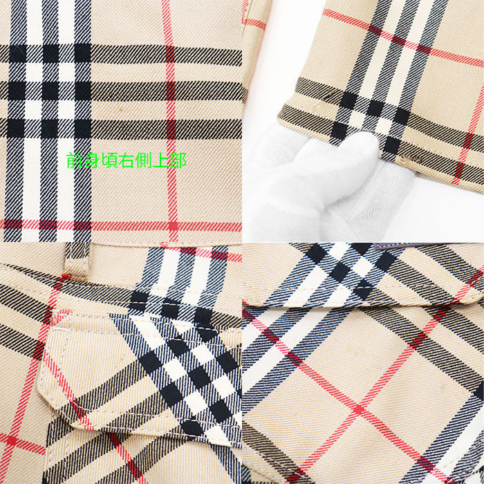 BBERRY Blue Label Nova Check Wool Pants