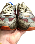 Brown & Red Shoes Luxury Designer By GCCI, Size: 7.5