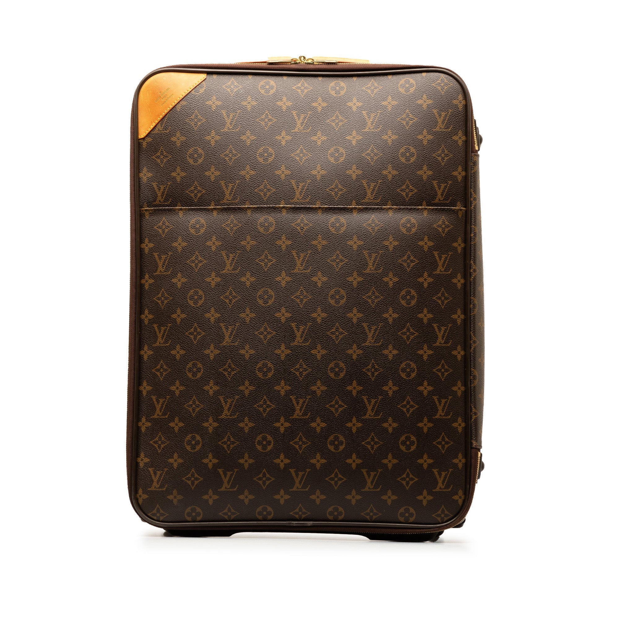 Brown LV Monogram Pegase 55 Travel Bag