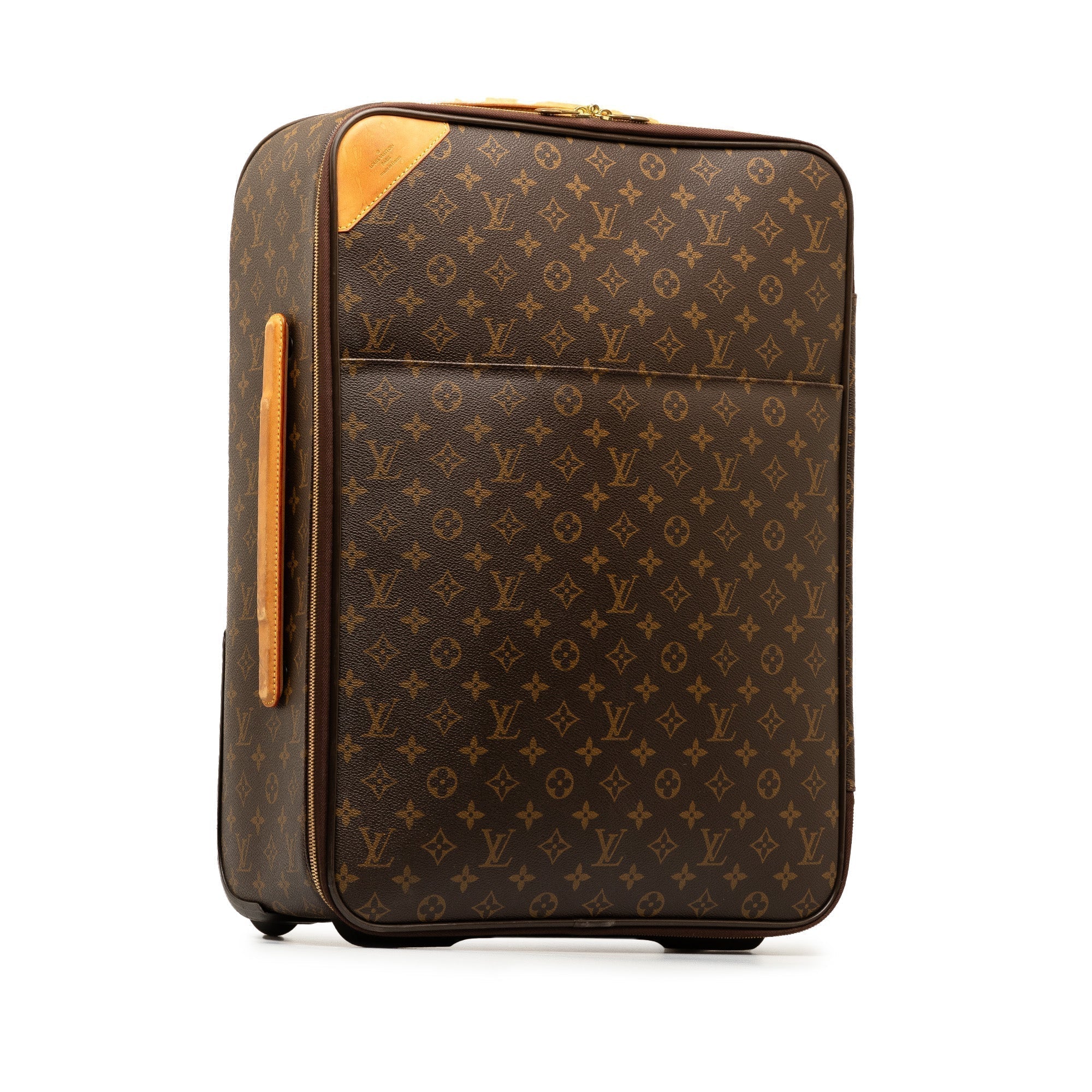 Brown LV Monogram Pegase 55 Travel Bag