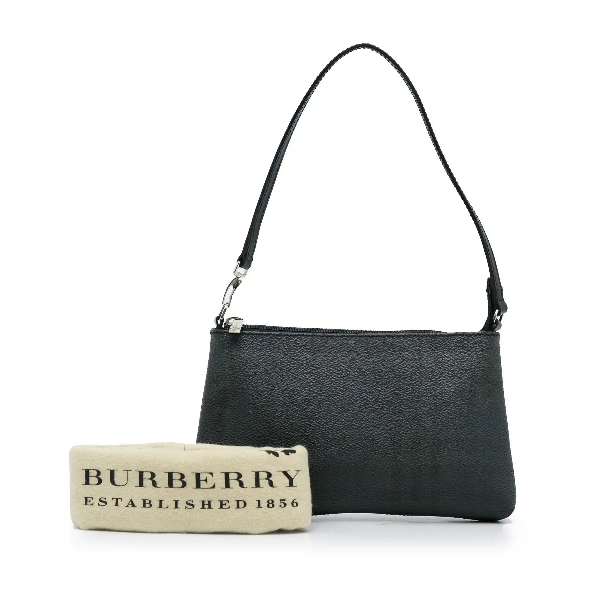 BBERRY Baguette Black Smoke Check Canvas