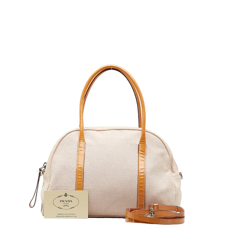 PRD Canvas Leather 2way Bag B10248