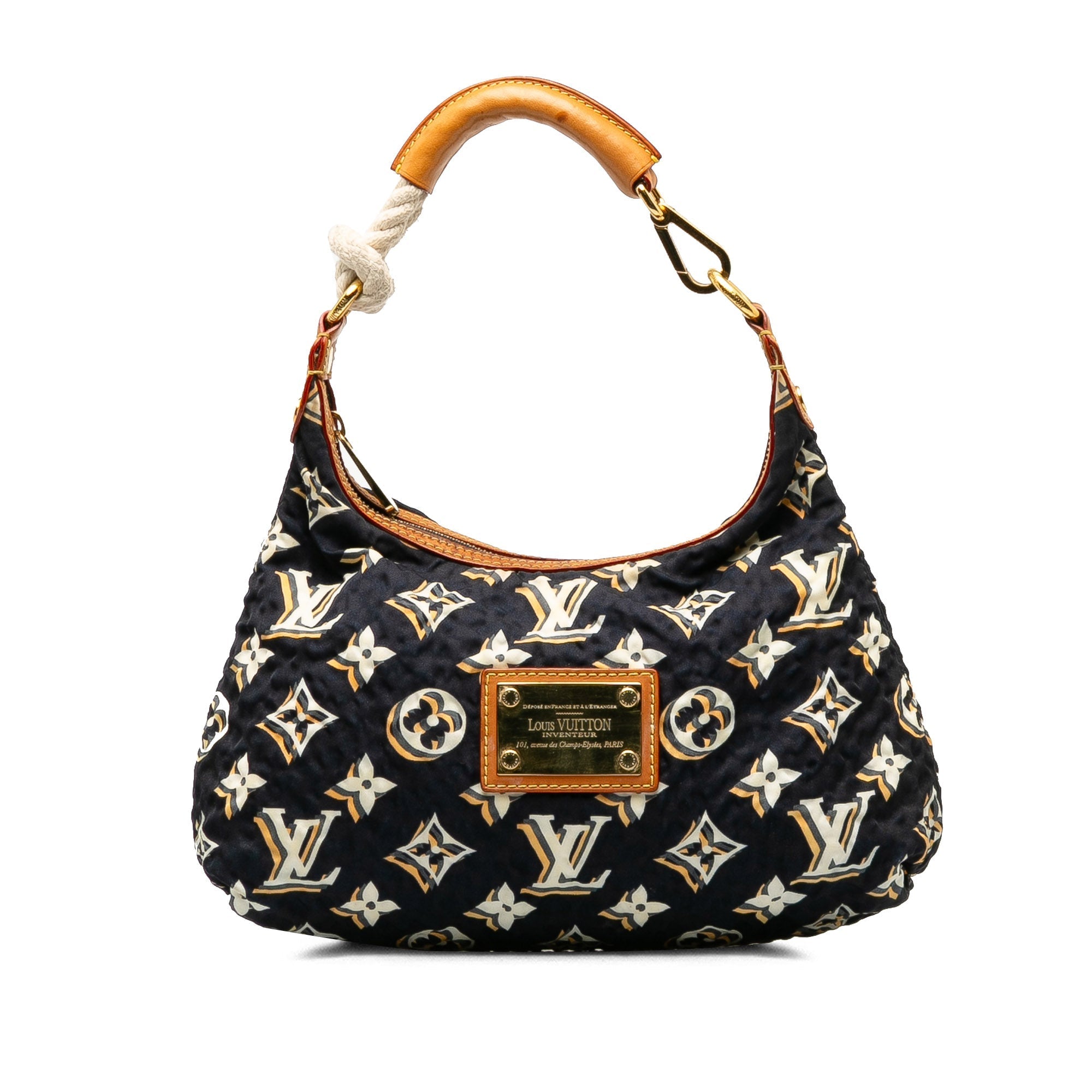 Black LV Monogram Bulles PM Hobo Bag