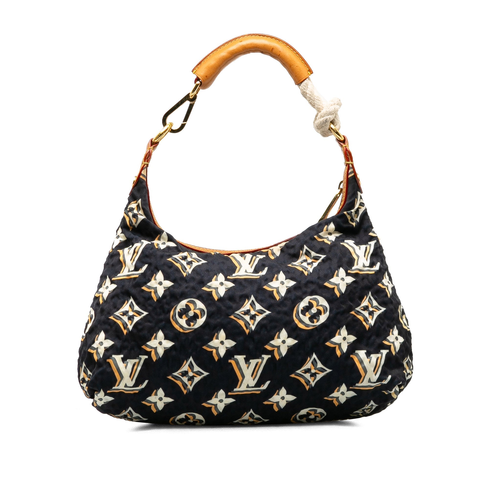 Black LV Monogram Bulles PM Hobo Bag